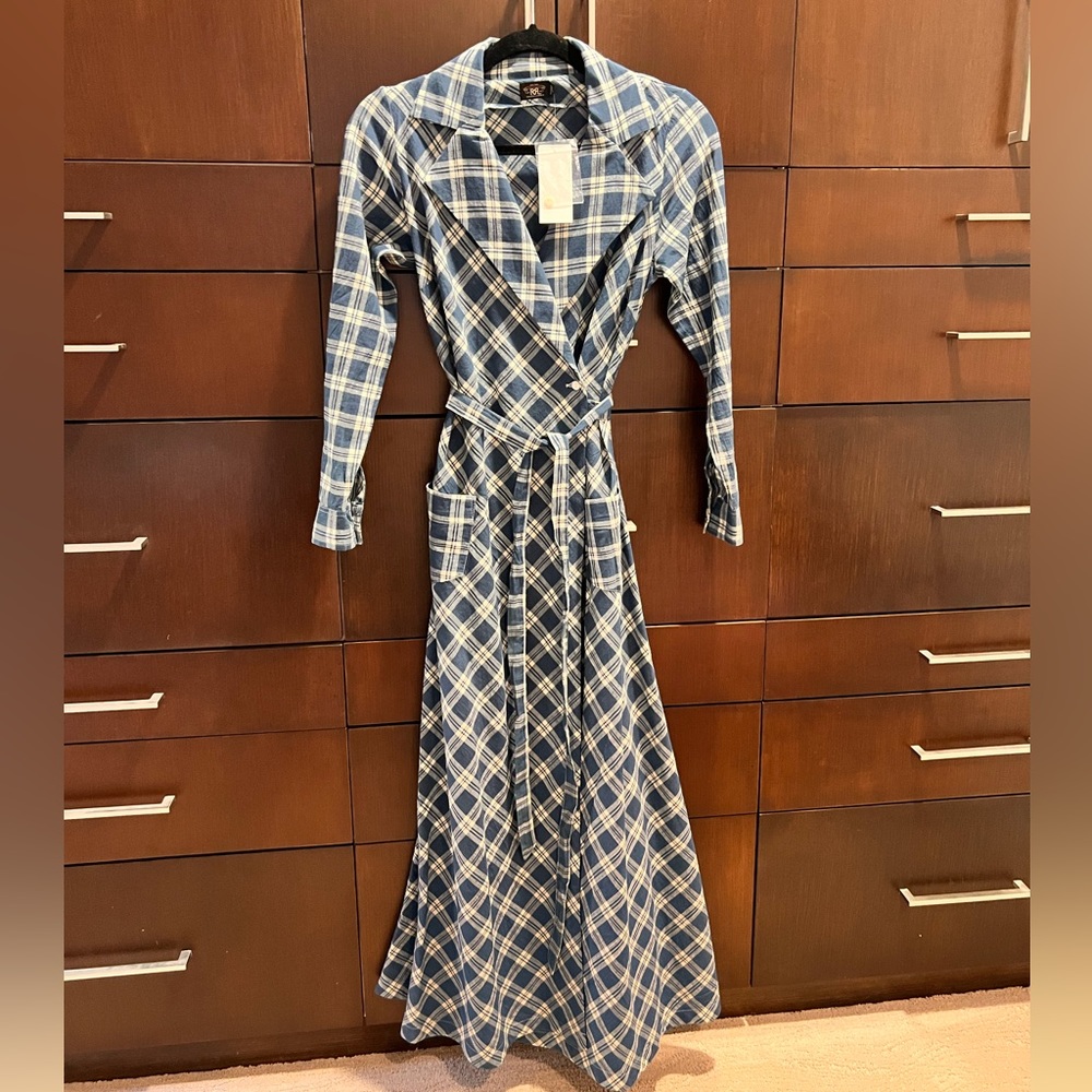 RRL | NWTs Gorgeous Plaid Wrap Dress, RRL Size 1